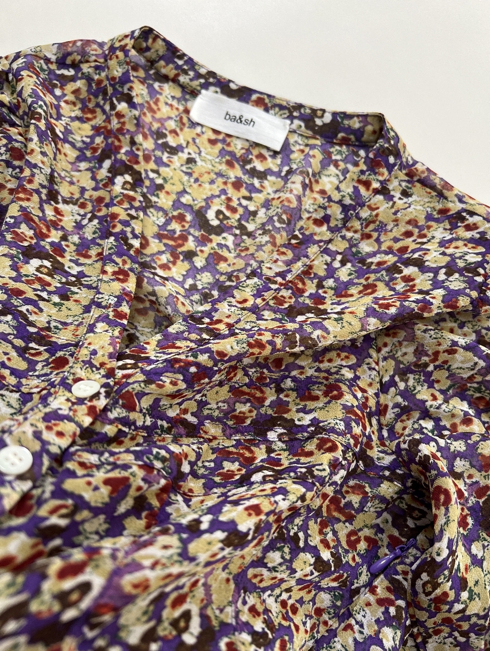 Ba&sh LARIOL short-sleeved dress - Picture 14 of 14